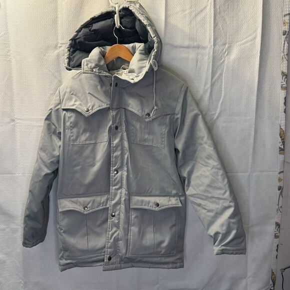 SHEPLERS VINTAGE JACKET Western Cut Stitching Gray Zip Men’s small - Picture 1 of 8